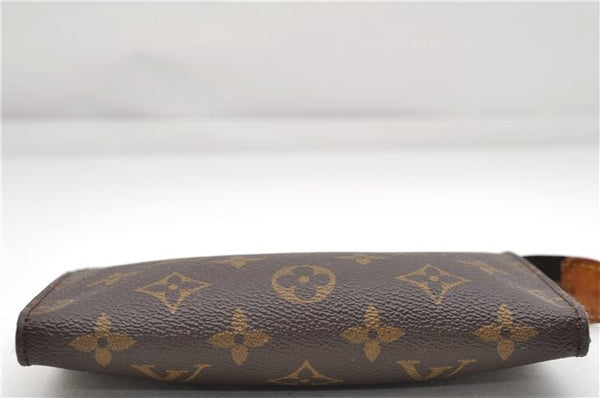 Authentic Louis Vuitton Monogram Pouch For Bucket PM LV 4530D