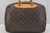 Authentic Louis Vuitton Monogram Deauville Hand Bag M47270 LV 4530I