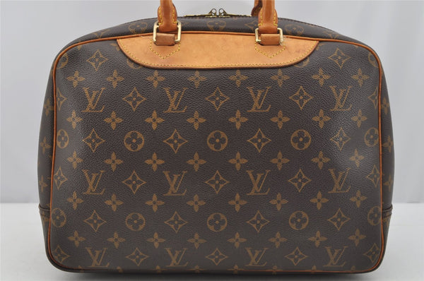 Authentic Louis Vuitton Monogram Deauville Hand Bag M47270 LV 4530I