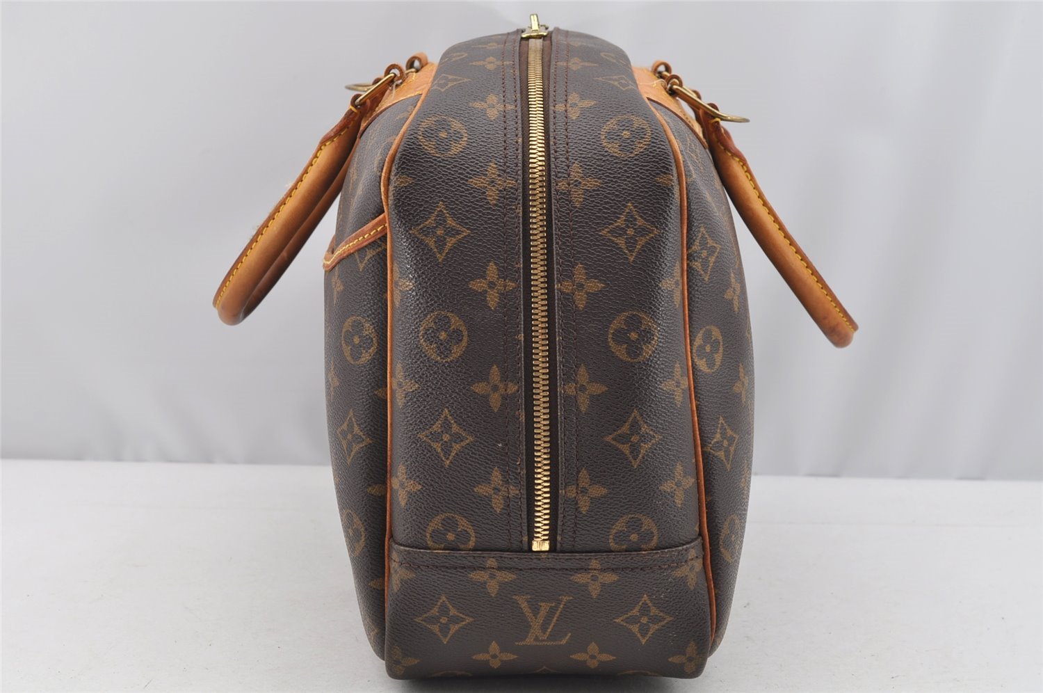 Authentic Louis Vuitton Monogram Deauville Hand Bag M47270 LV 4530I
