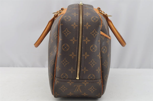 Authentic Louis Vuitton Monogram Deauville Hand Bag M47270 LV 4530I