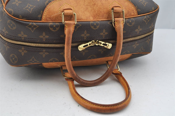 Authentic Louis Vuitton Monogram Deauville Hand Bag M47270 LV 4530I
