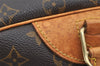 Authentic Louis Vuitton Monogram Deauville Hand Bag M47270 LV 4530I