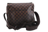 Authentic Louis Vuitton Damier Naviglio Shoulder Cross Body Bag N45255 LV 4531E