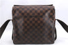 Authentic Louis Vuitton Damier Naviglio Shoulder Cross Body Bag N45255 LV 4531E