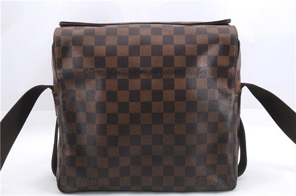 Authentic Louis Vuitton Damier Naviglio Shoulder Cross Body Bag N45255 LV 4531E
