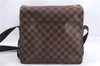 Authentic Louis Vuitton Damier Naviglio Shoulder Cross Body Bag N45255 LV 4531E