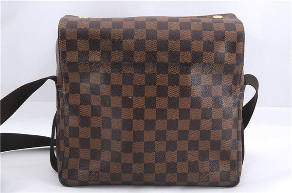 Authentic Louis Vuitton Damier Naviglio Shoulder Cross Body Bag N45255 LV 4531E