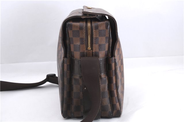 Authentic Louis Vuitton Damier Naviglio Shoulder Cross Body Bag N45255 LV 4531E