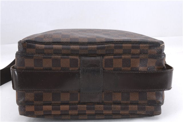 Authentic Louis Vuitton Damier Naviglio Shoulder Cross Body Bag N45255 LV 4531E