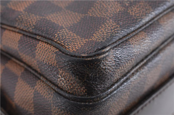 Authentic Louis Vuitton Damier Naviglio Shoulder Cross Body Bag N45255 LV 4531E