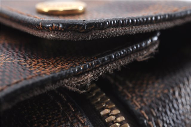 Authentic Louis Vuitton Damier Naviglio Shoulder Cross Body Bag N45255 LV 4531E