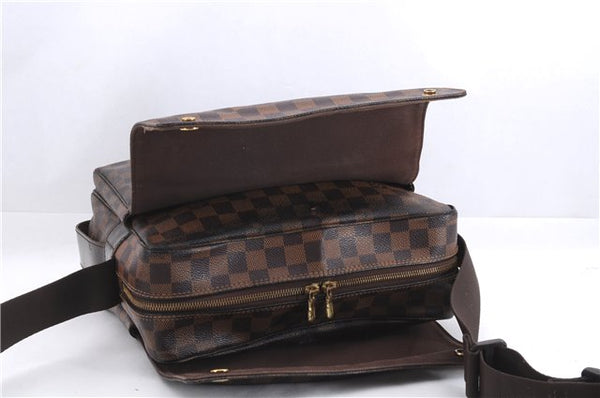 Authentic Louis Vuitton Damier Naviglio Shoulder Cross Body Bag N45255 LV 4531E