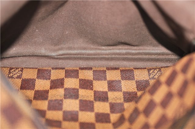 Authentic Louis Vuitton Damier Naviglio Shoulder Cross Body Bag N45255 LV 4531E