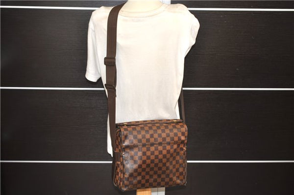 Authentic Louis Vuitton Damier Naviglio Shoulder Cross Body Bag N45255 LV 4531E