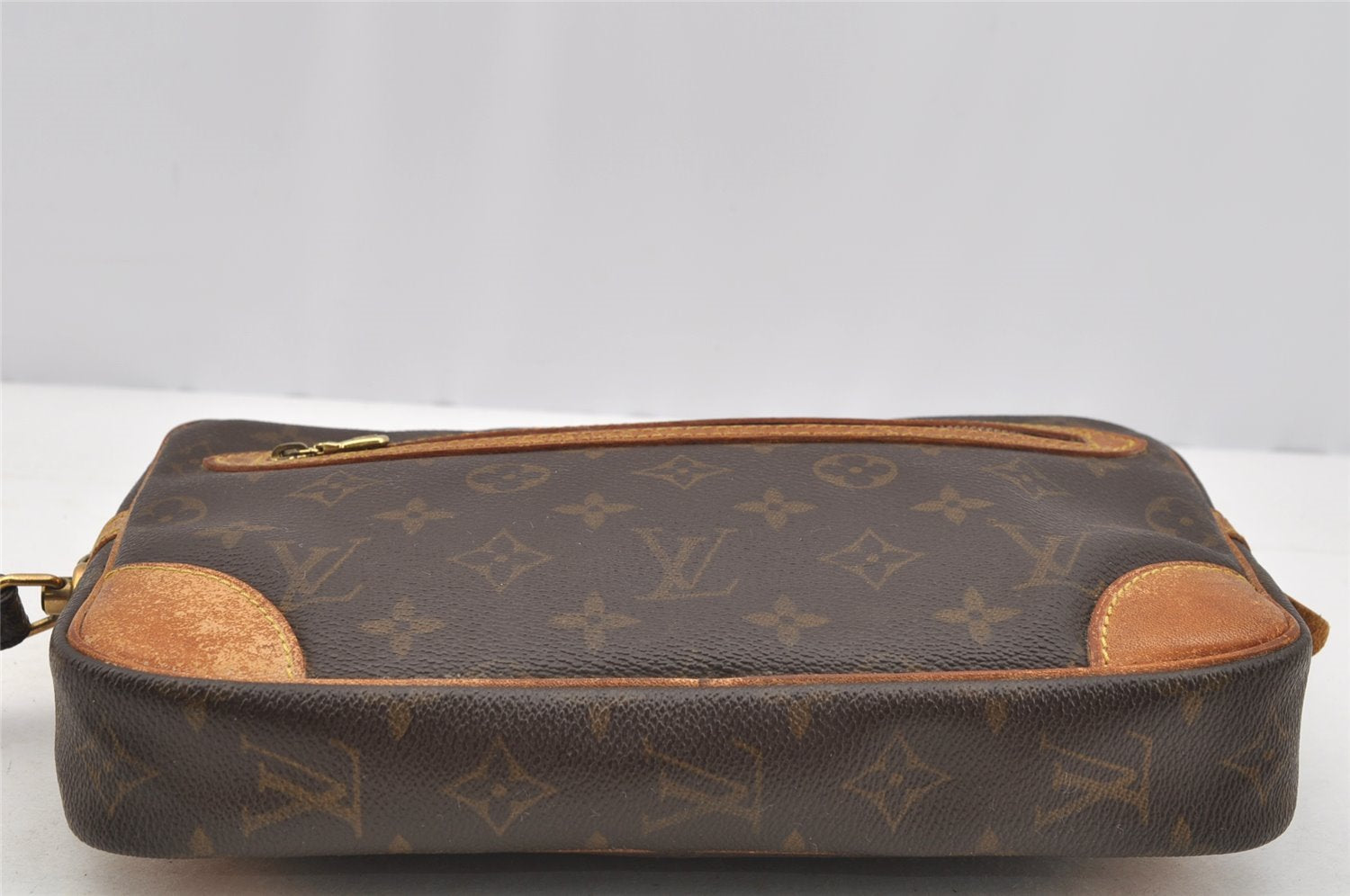 Authentic Louis Vuitton Monogram Marly Dragonne GM M51825 Clutch Hand Bag 4531I