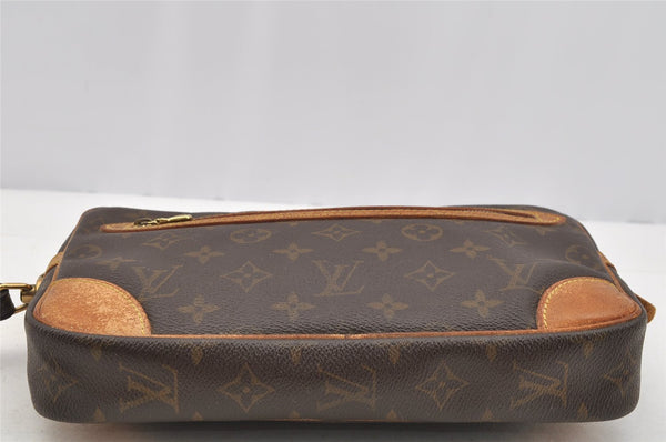 Authentic Louis Vuitton Monogram Marly Dragonne GM M51825 Clutch Hand Bag 4531I