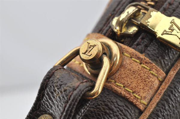 Authentic Louis Vuitton Monogram Marly Dragonne GM M51825 Clutch Hand Bag 4531I