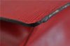 Authentic LOUIS VUITTON Epi Trousse Crete Clutch Bag Red M48417 LV 4532C