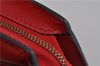Authentic LOUIS VUITTON Epi Trousse Crete Clutch Bag Red M48417 LV 4532C