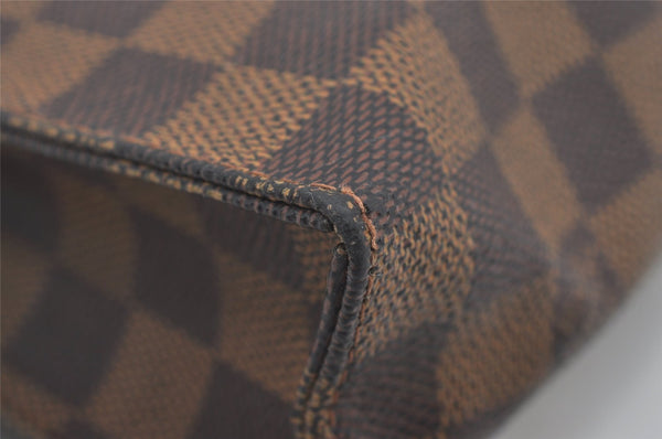 Authentic Louis Vuitton Damier Poche Toilette 26 Pouch N47543 LV Junk 4532I