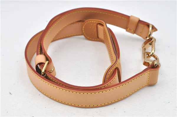 Authentic Louis Vuitton Leather Shoulder Strap Beige 39.4-46.1" LV 4533D