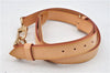 Authentic Louis Vuitton Leather Shoulder Strap Beige 39.4-46.1" LV 4533D