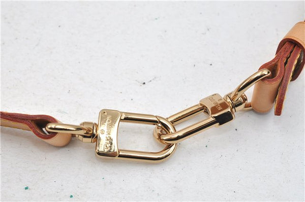 Authentic Louis Vuitton Leather Shoulder Strap Beige 39.4-46.1" LV 4533D