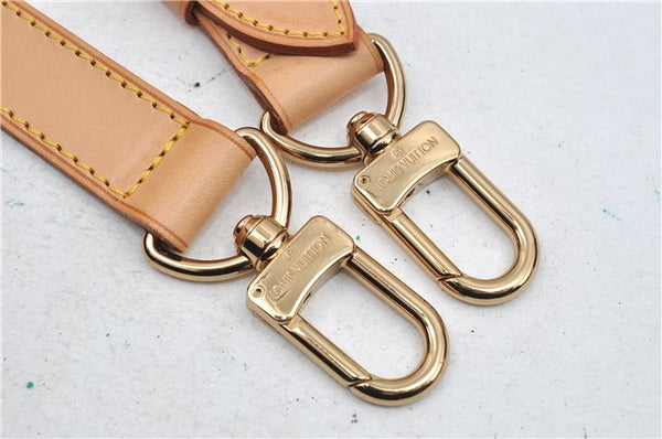 Authentic Louis Vuitton Leather Shoulder Strap Beige 39.4-46.1" LV 4533D