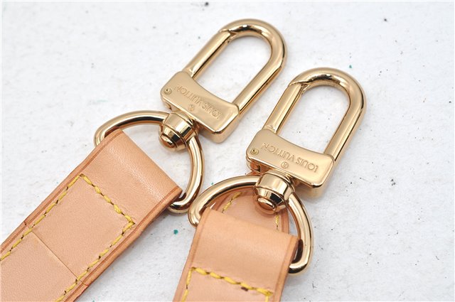 Authentic Louis Vuitton Leather Shoulder Strap Beige 39.4-46.1