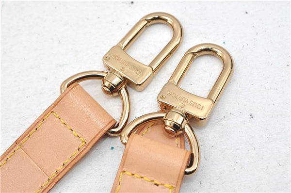 Authentic Louis Vuitton Leather Shoulder Strap Beige 39.4-46.1" LV 4533D