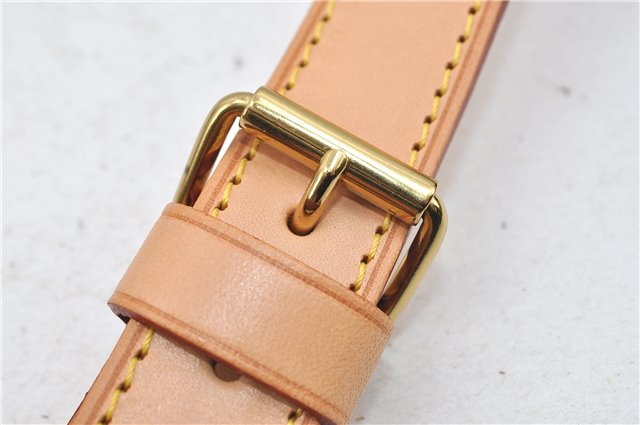 Authentic Louis Vuitton Leather Shoulder Strap Beige 39.4-46.1