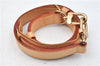 Authentic Louis Vuitton Leather Shoulder Strap Beige 39.4-46.1" LV 4533D