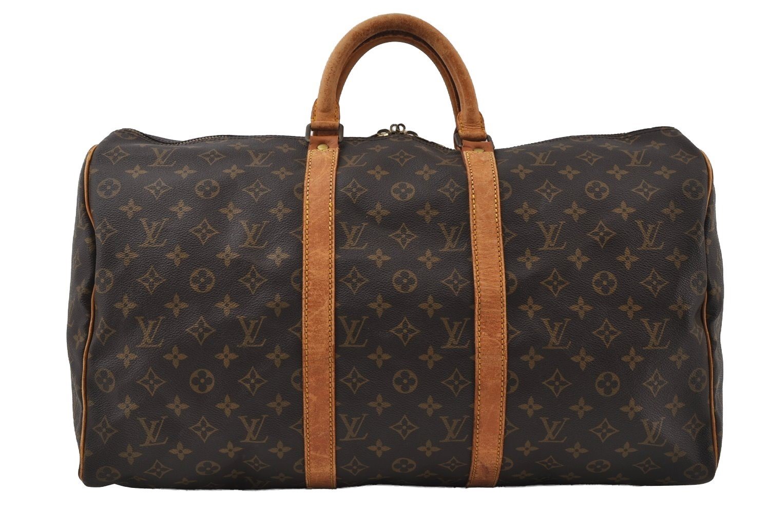 Authentic Louis Vuitton Monogram Keepall 50 Travel Boston Bag M41426 LV 4533I