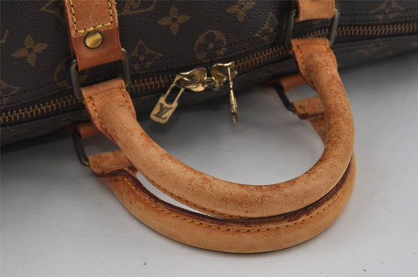Authentic Louis Vuitton Monogram Keepall 50 Travel Boston Bag M41426 LV 4533I