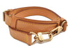 Authentic Louis Vuitton Leather Shoulder Strap Beige 35.4-42.5" LV 4534D