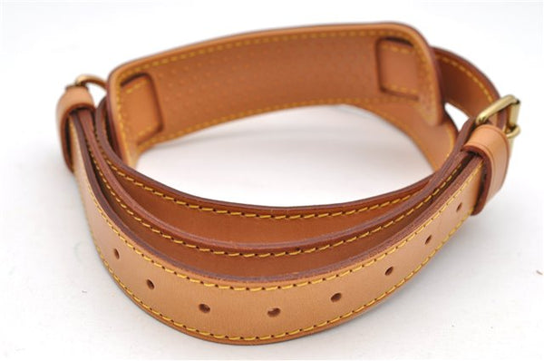 Authentic Louis Vuitton Leather Shoulder Strap Beige 35.4-42.5" LV 4534D