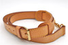 Authentic Louis Vuitton Leather Shoulder Strap Beige 35.4-42.5" LV 4534D
