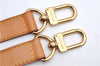 Authentic Louis Vuitton Leather Shoulder Strap Beige 35.4-42.5" LV 4534D