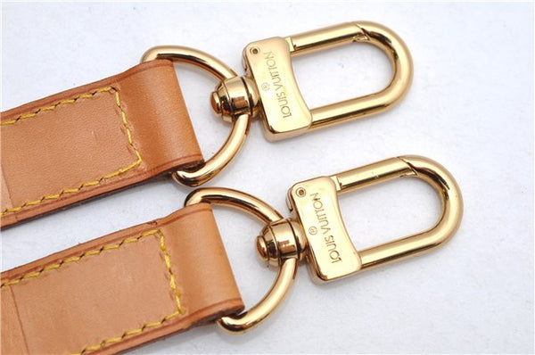 Authentic Louis Vuitton Leather Shoulder Strap Beige 35.4-42.5" LV 4534D