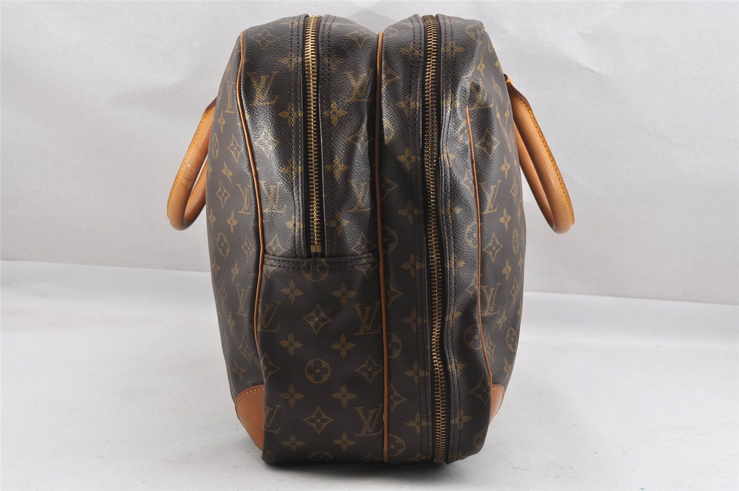 Authentic Louis Vuitton Monogram Sirius 55 Travel Boston Bag 2compartments 4535I
