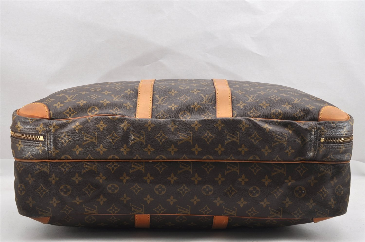 Authentic Louis Vuitton Monogram Sirius 55 Travel Boston Bag 2compartments 4535I