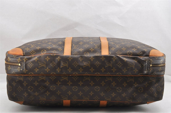 Authentic Louis Vuitton Monogram Sirius 55 Travel Boston Bag 2compartments 4535I