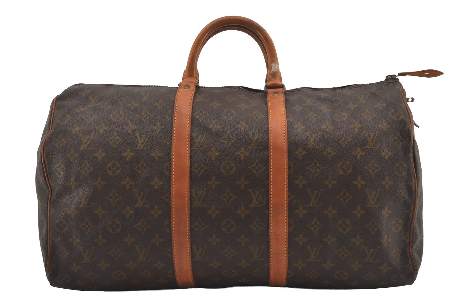 Authentic Louis Vuitton Monogram Keepall 50 Travel Boston Bag Old Model LV 4536I