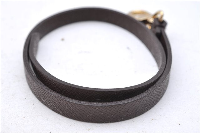 Authentic Louis Vuitton Leather Handle Strap Brown 17.7