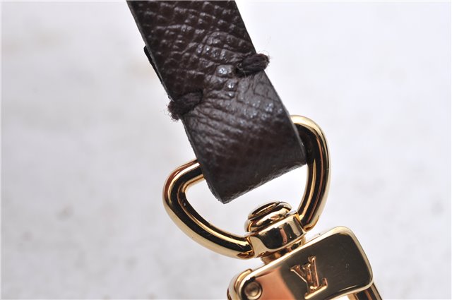 Authentic Louis Vuitton Leather Handle Strap Brown 17.7