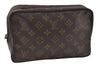 Auth Louis Vuitton Monogram Trousse Toilette 23 Clutch Bag M47524 LV Junk 4537I