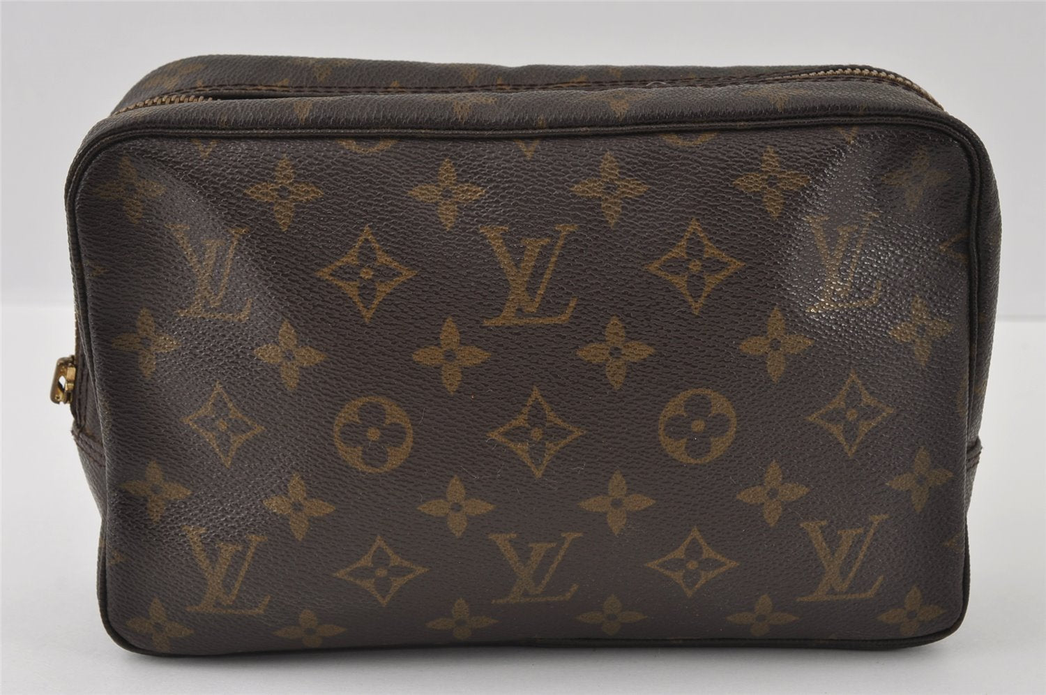 Auth Louis Vuitton Monogram Trousse Toilette 23 Clutch Bag M47524 LV Junk 4537I