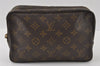 Auth Louis Vuitton Monogram Trousse Toilette 23 Clutch Bag M47524 LV Junk 4537I