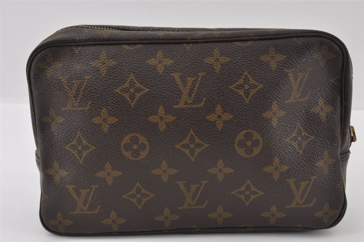 Auth Louis Vuitton Monogram Trousse Toilette 23 Clutch Bag M47524 LV Junk 4537I